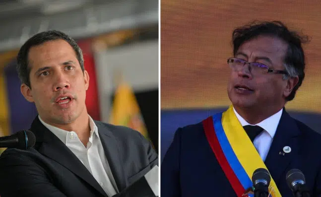Guaidó busca 'diálogo' con Petro tras establecer lazos diplomáticos con Maduro

