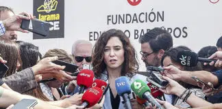 La presidenta de la Comunidad de Madrid, Isabel D.