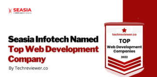 Seasia Infotech got featured in Top web development Company