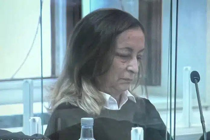 Carmen Merino durante el juicio.