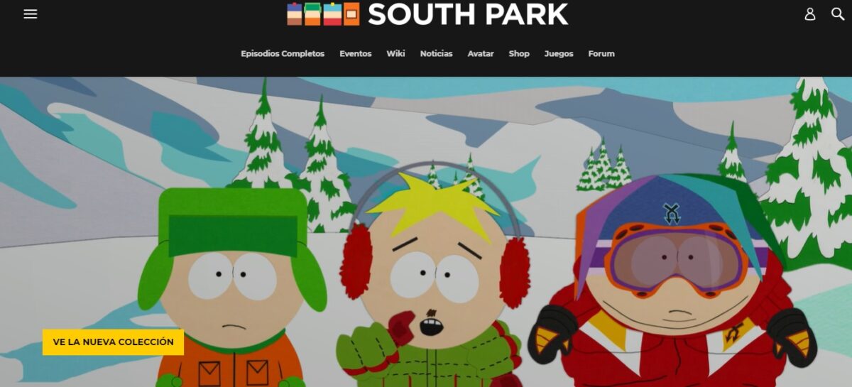 Sitio oficial de South Park