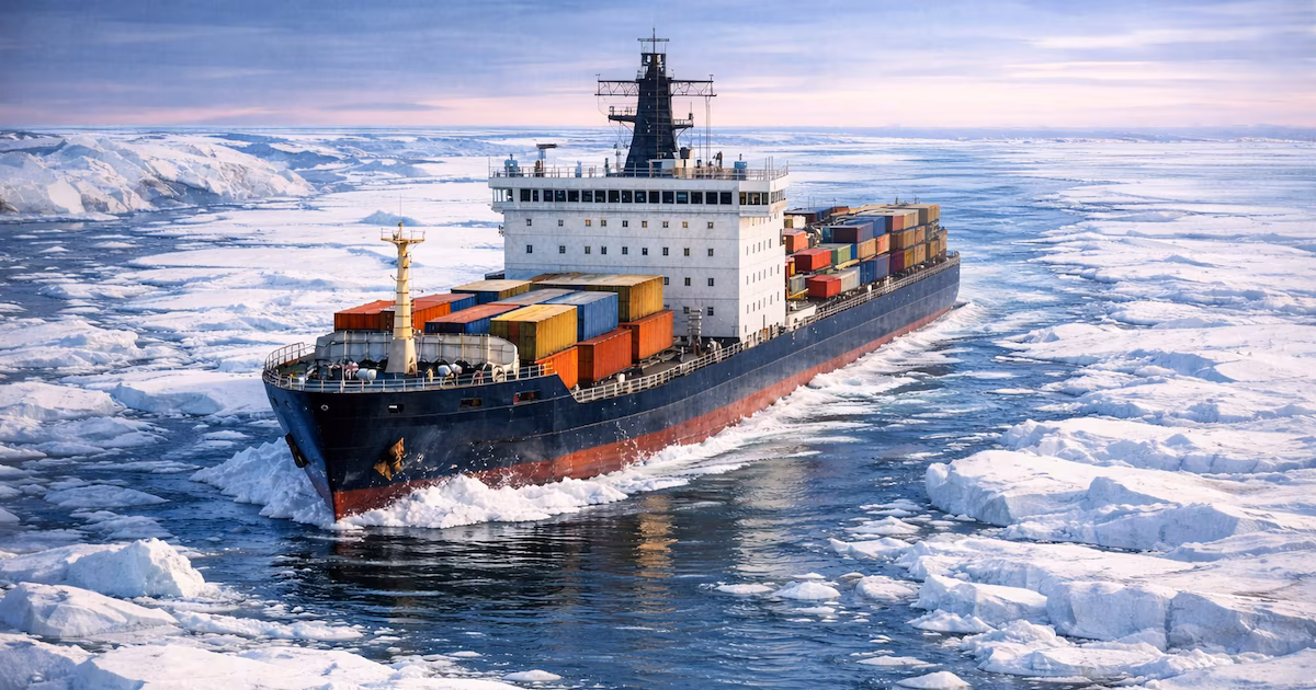 Del hielo al comercio: la ruta ártica que ya mueve millones de toneladas