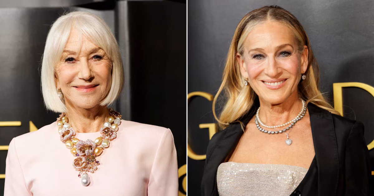 Helen Mirren y Sarah Jessica Parker, homenajeadas en los Globos de Oro por sus trayectorias