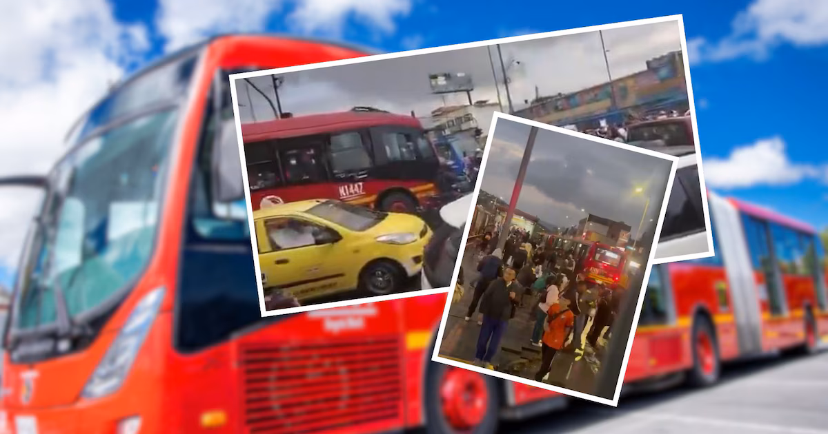 Cierres de TransMilenio y protestas complican el tránsito en el sur de Bogotá: muchos caminan para llegar a sus destinos