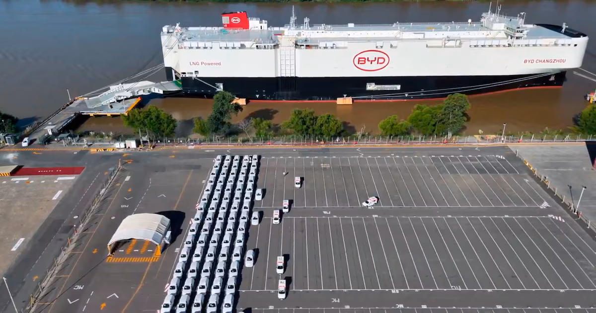 Pese al buque que trajo 5.800 autos, las marcas chinas siguen representando menos del 8% del mercado automotor