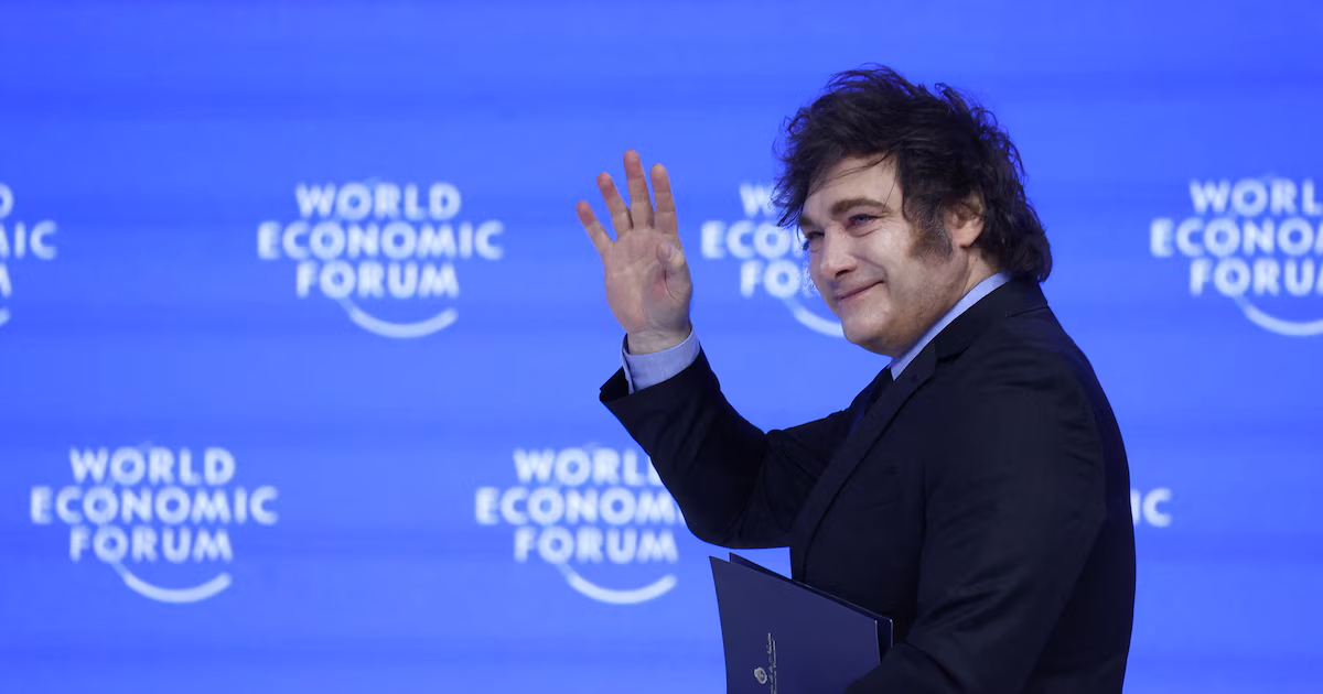 Milei confirmó parte de su agenda en Davos: cumbre con CEOs de bancos y saludo formal con un presidente