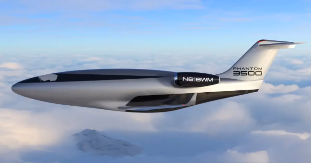 Cómo es el Phantom 3500, el avión comercial que elimina las ventanas y volará en 2027