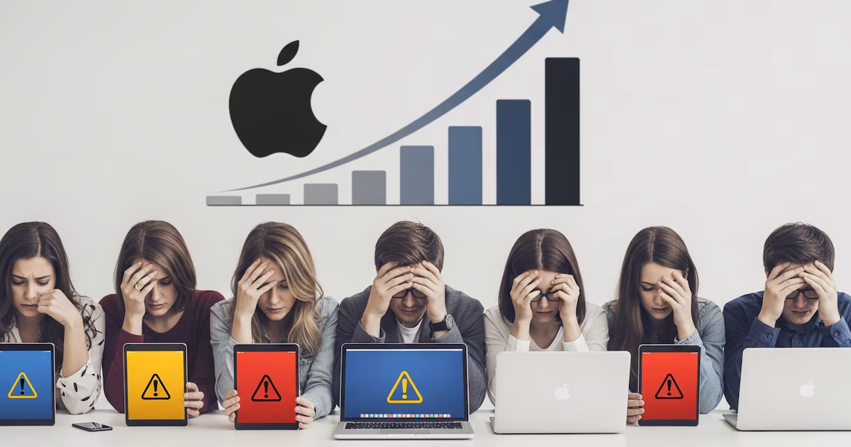 Apple TiVo una caída mundial que afectó a millones de usuarios