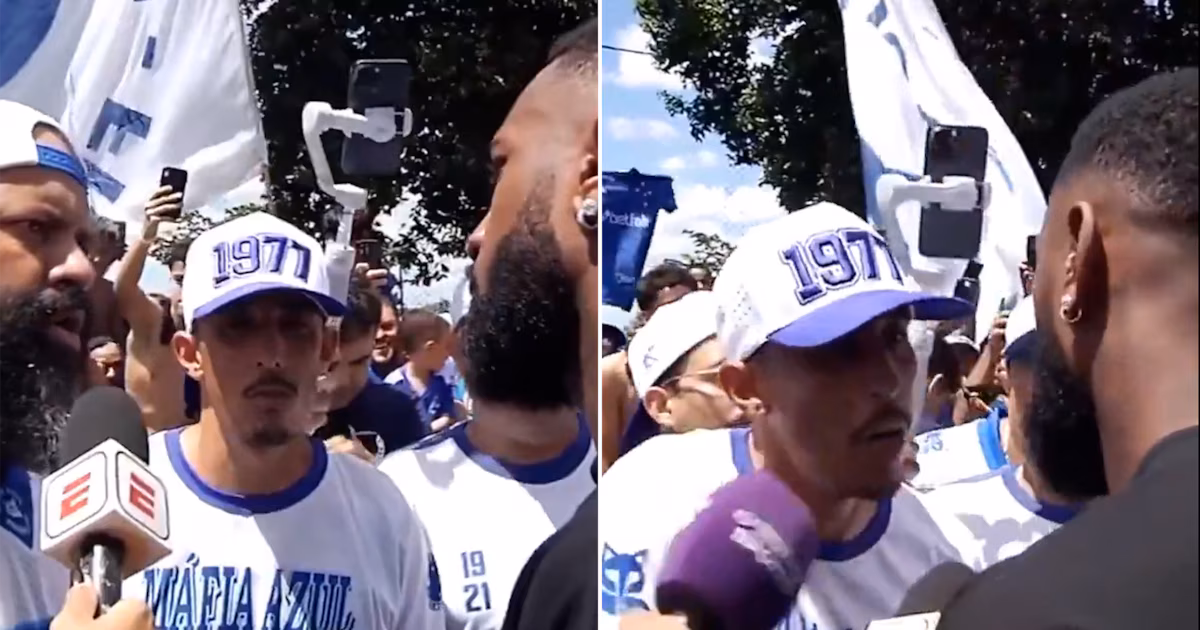 “Necesitamos un título”: el diálogo cara a cara de los hinchas de Cruzeiro con el refuerzo más caro de la historia
