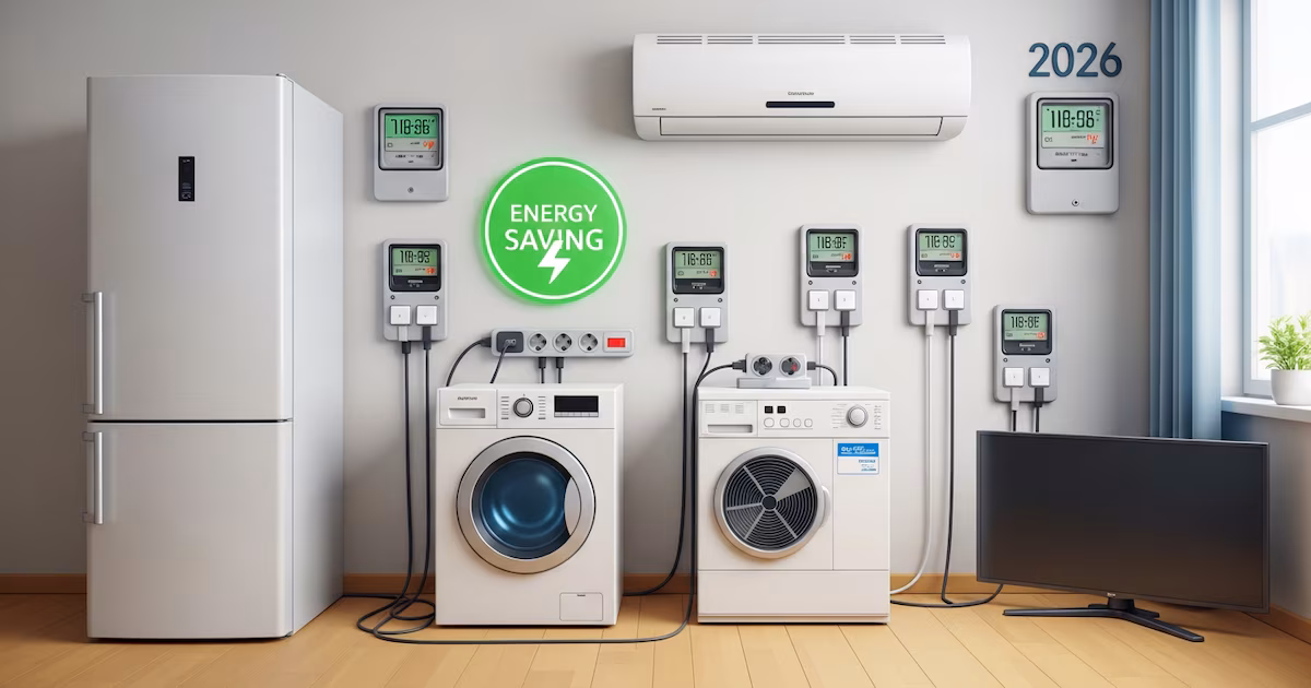 Cómo ahorrar energía, sobrecargos y evitar daños con los electrodomésticos en 2026