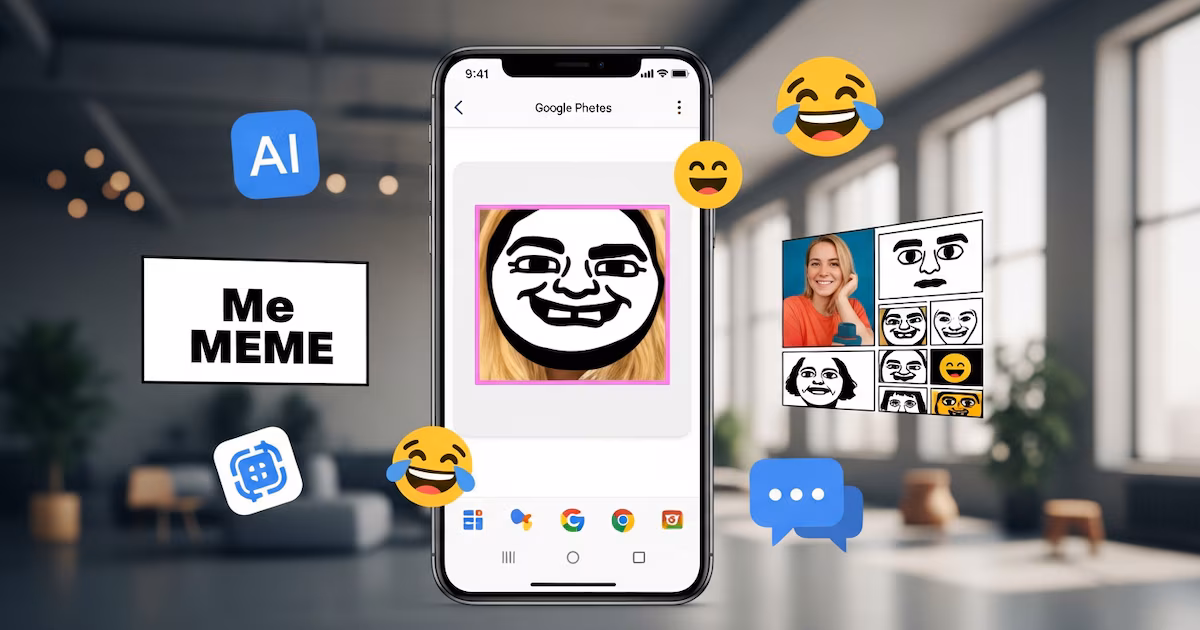 Google Fotos ahora permite generar memes con inteligencia artificial y plantillas listas para usar