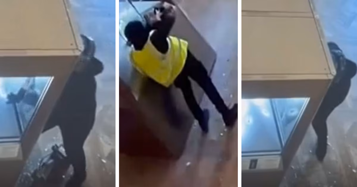 Difundieron las primeras imágenes del audaz robo de joyas en el Museo del Louvre