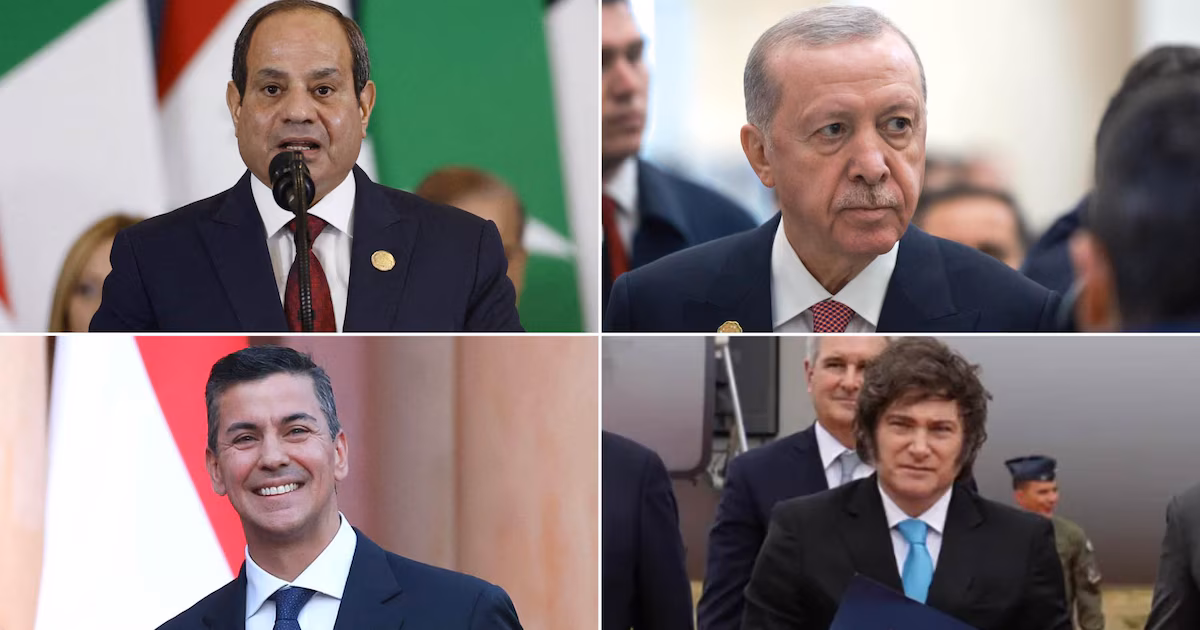 Trump invitó a Erdogan, Al Sisi, Milei y Peña a unirse al Consejo de la Paz que tendrá a cargo la administración de la Franja de Gaza