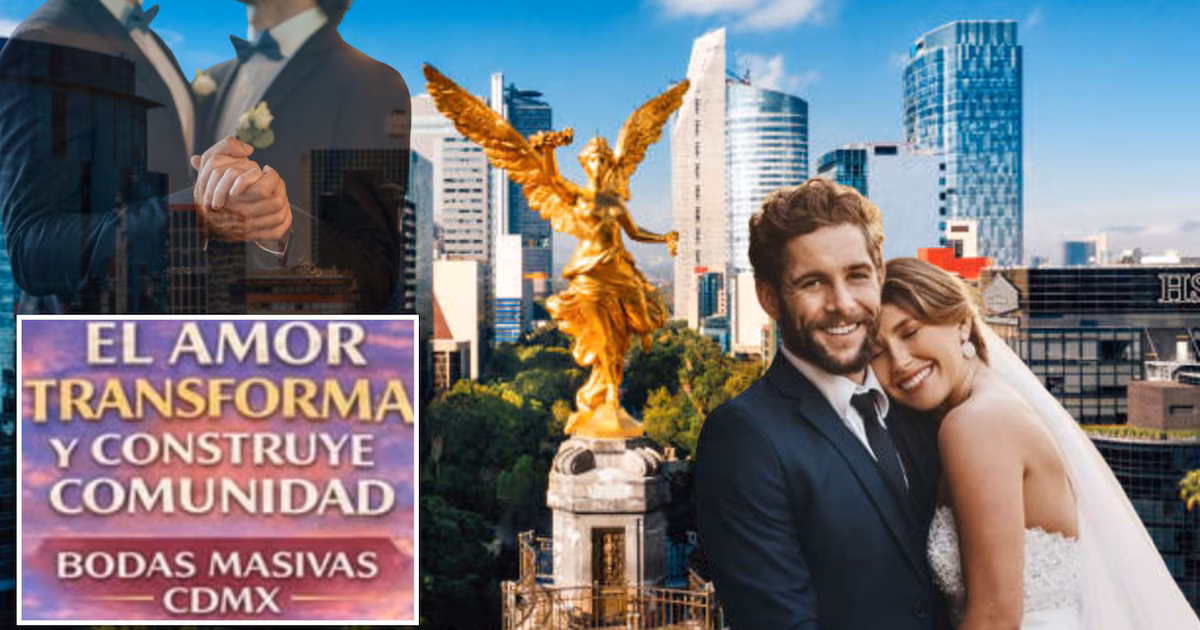 La CDMX celebrará el Día del Enamorado con bodas grupales: requisitos, detalles y todo lo que necesitas saber