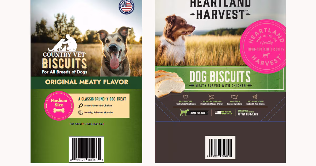 Botanas populares para perros retiradas en 7 estados de EE.UU. por riesgo de salmonela