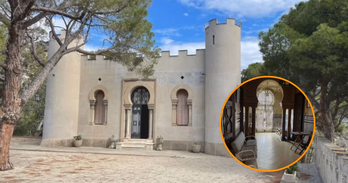 Un castillo neoárabe en venta a 5 minutos de Barcelona: “Un lugar para vivirlo, cuidarlo y disfrutarlo, más que para transformarlo”