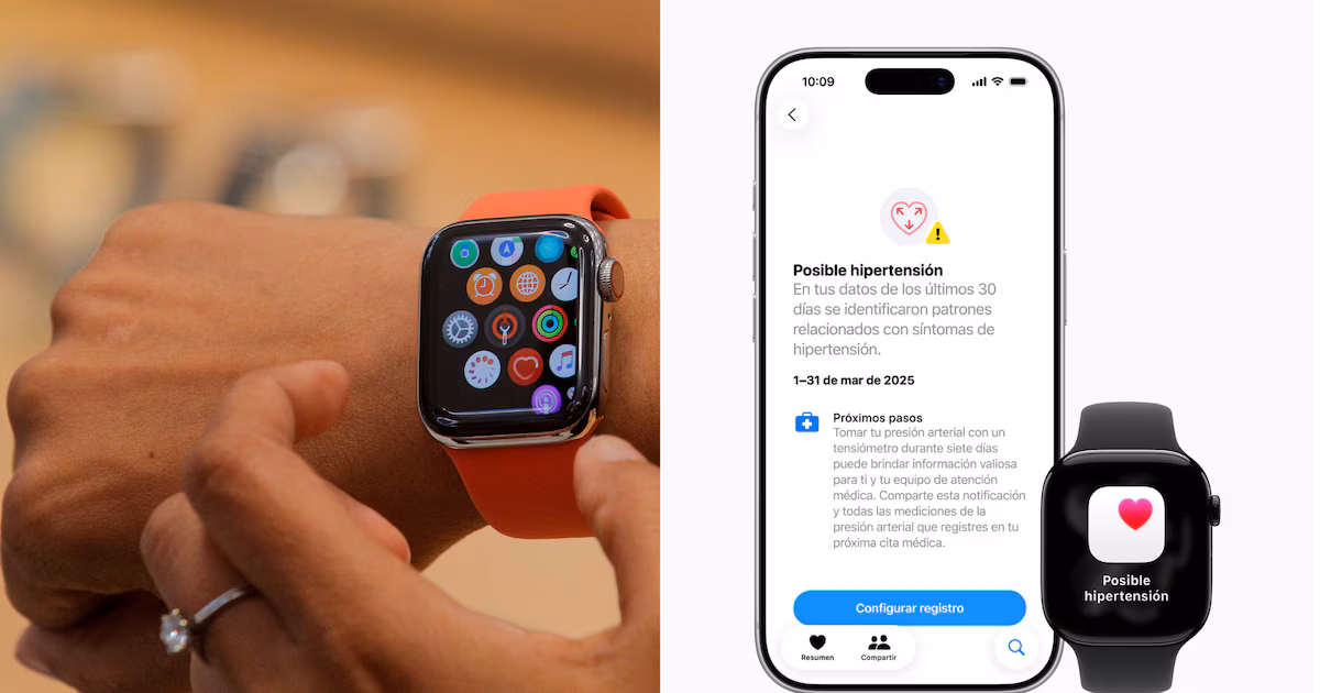 Los colombianos ya pueden recibir notificaciones de hipertensión en su Apple Watch