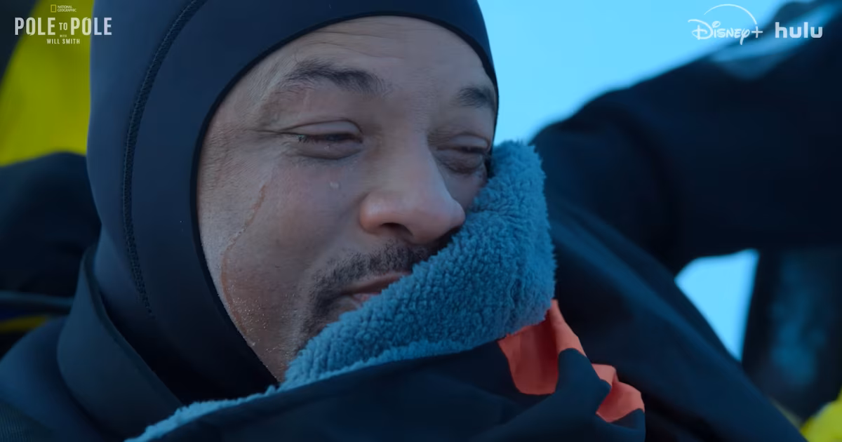 Will Smith contó el peligroso momento que vivió bajo el hielo del Polo Norte para su nueva serie documental