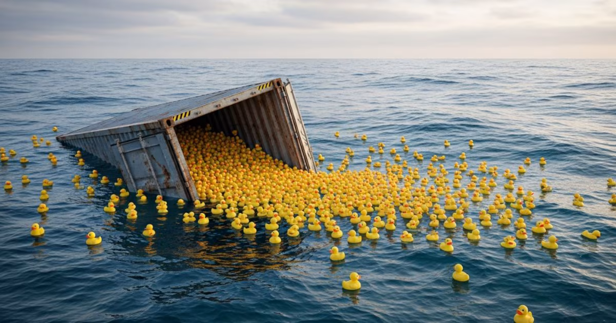 Naufragio, ciencia y leyenda: cómo unos patitos de goma en medio del mar redefinieron el estudio de las corrientes oceánicas