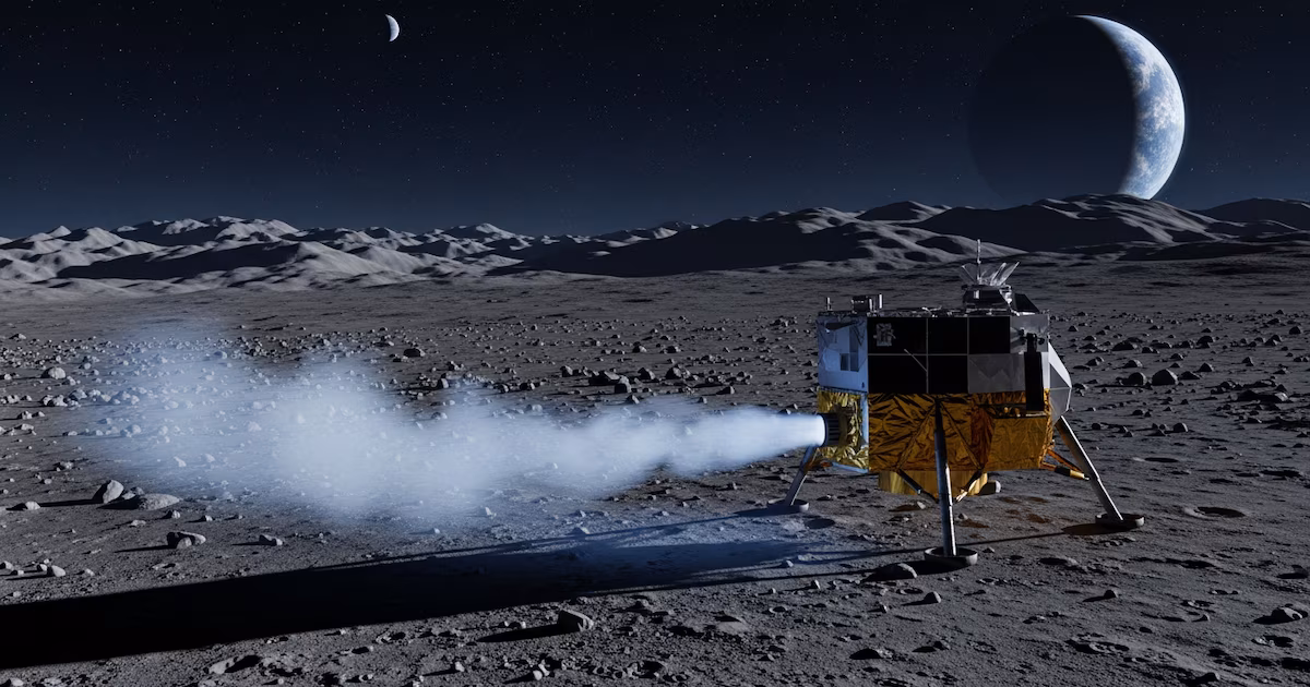 El metano de las misiones espaciales amenaza regiones clave de la Luna y podría contaminar depósitos valiosos para la ciencia