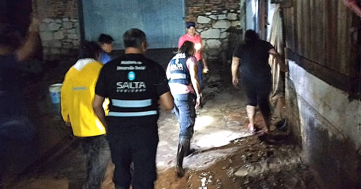 Salta se mantiene en alerta por tormentas mientras se recupera de la inundación que afectó a más de 40 familias