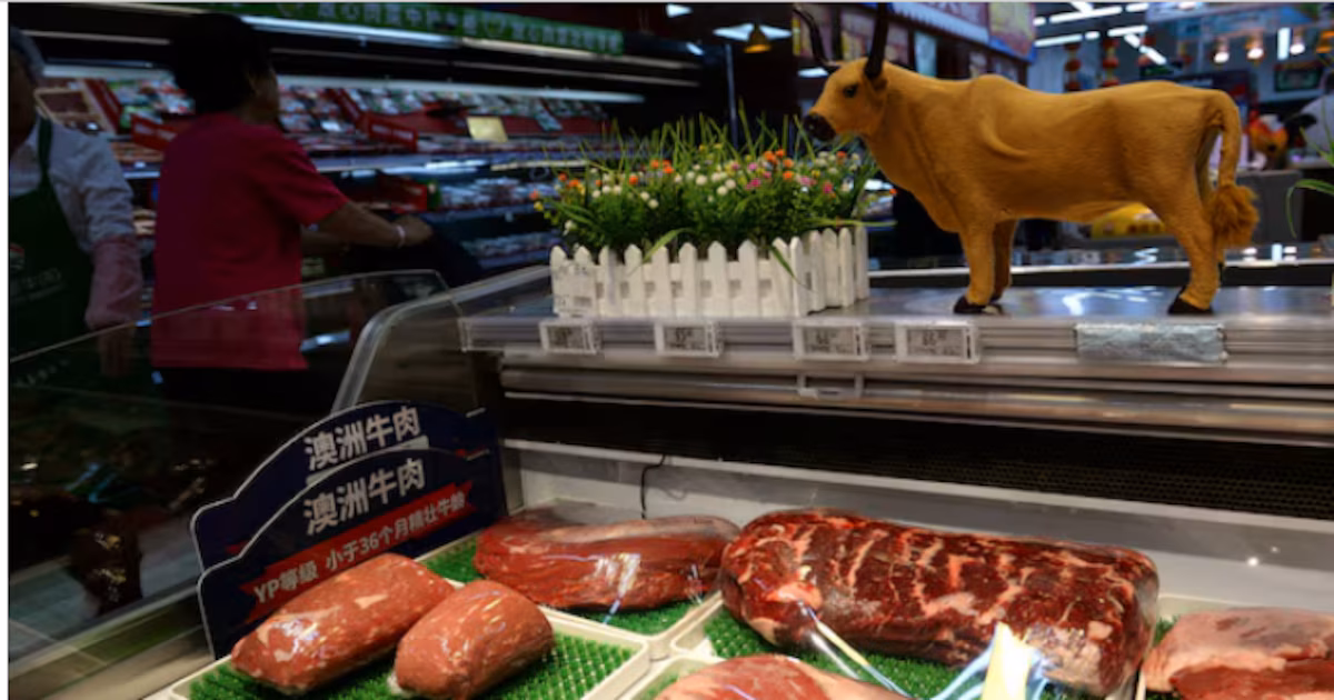 China sube los precios de la carne vacuna