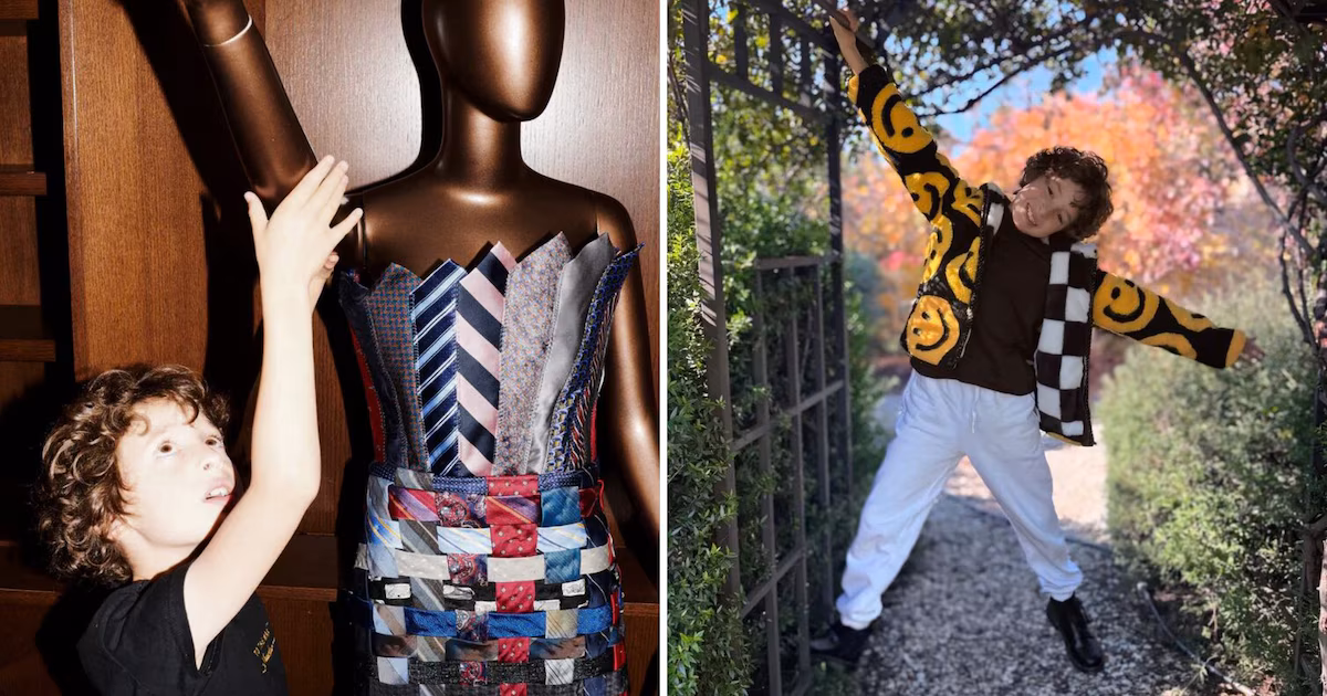 El diseñador Max Alexander, de 9 años, debuta en la Semana de la Moda de París: «Este es mi arte, no un juego»