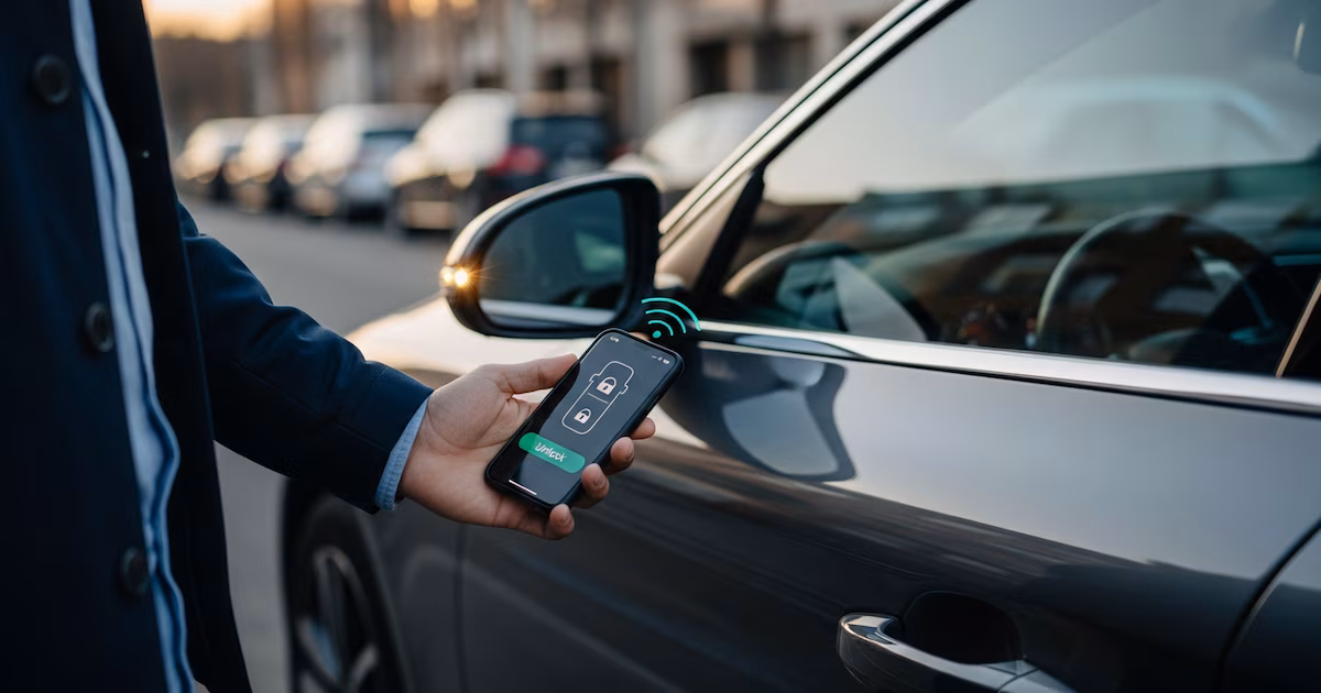 Así es como puedes determinar si puedes usar tu teléfono como llave de auto