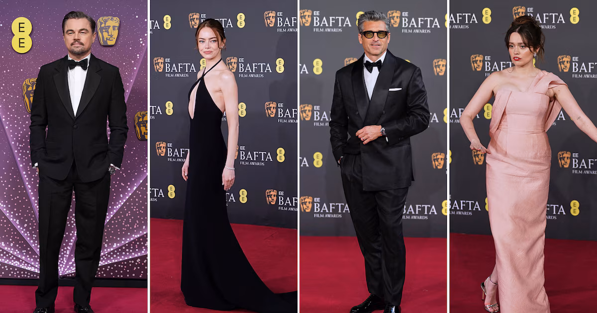Premios BAFTA 2026: looks de celebridades en la alfombra roja