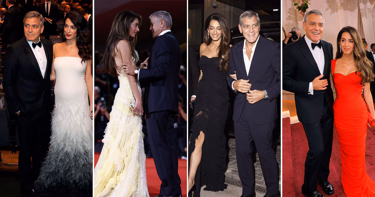 Los mejores looks de George Clooney y Amal Clooney: así es como se convirtieron en íconos de la moda mundial