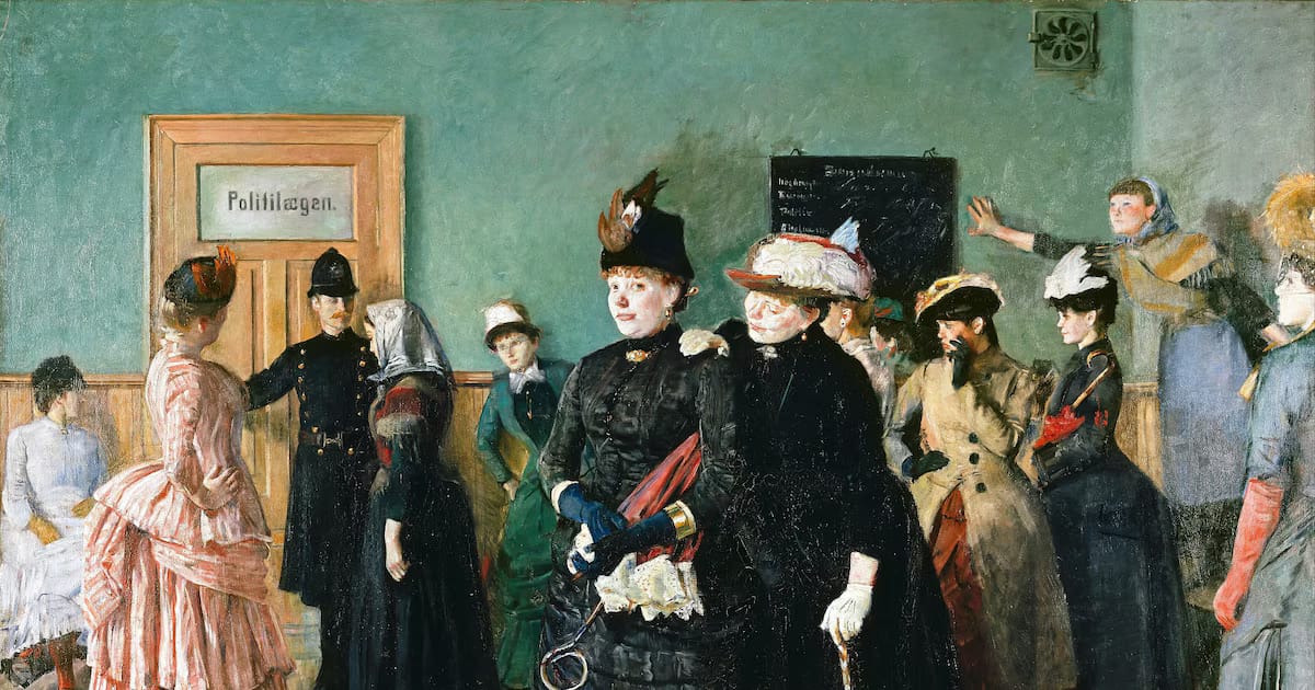 Belleza de la semana: «Albertine en la sala de espera del médico» de Christian Krohg