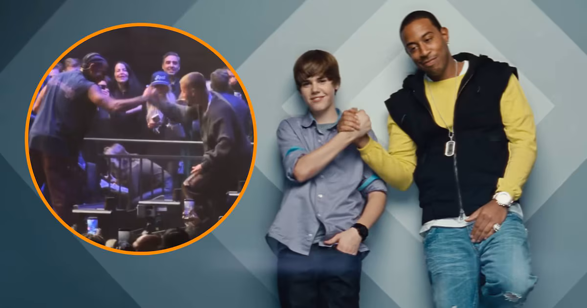Es un emotivo reencuentro para Justin Bieber y Ludacris a 16 años del éxito de ‘Baby’
