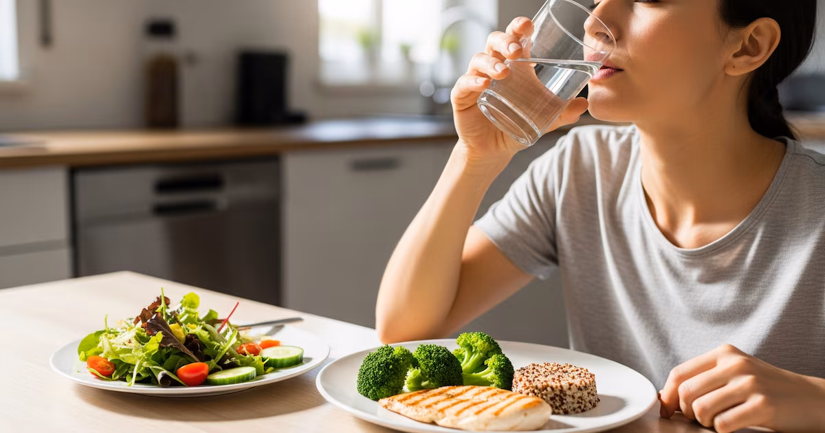 Beber agua antes de las comidas no garantiza una mayor pérdida de peso
