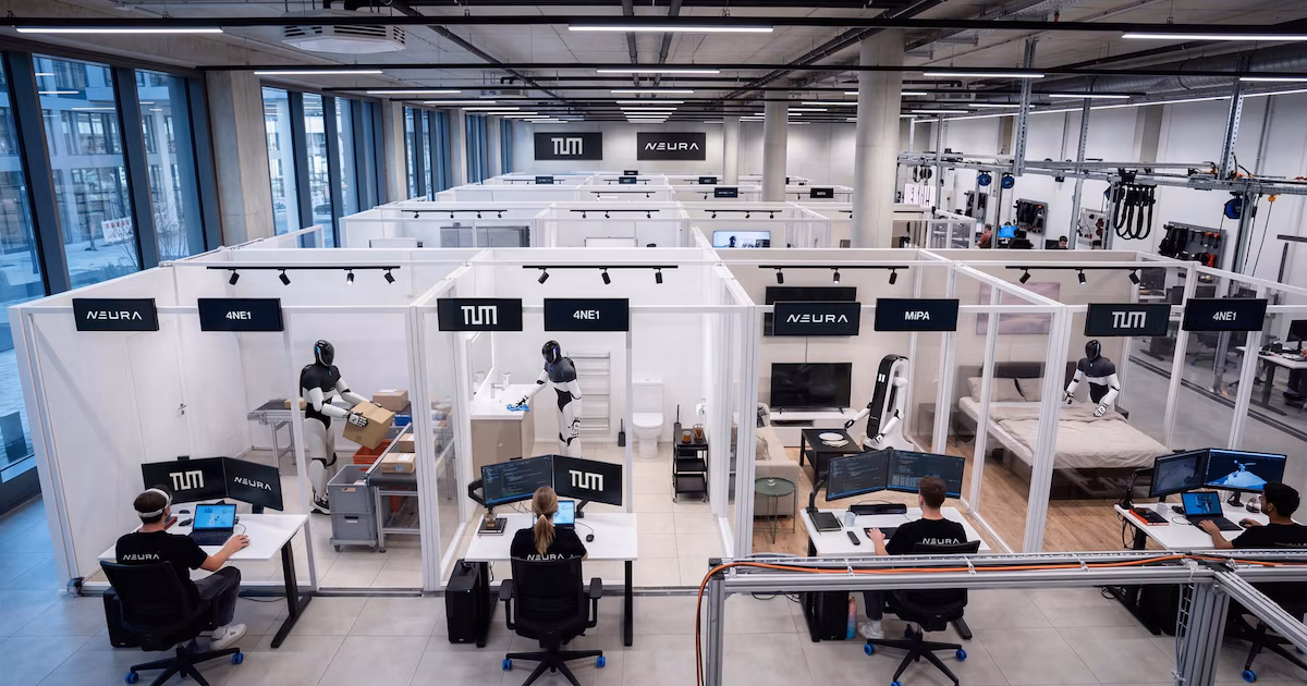 Así es el gimnasio de Alemania donde se entrena a cientos de robots humanoides para realizar tareas diarias