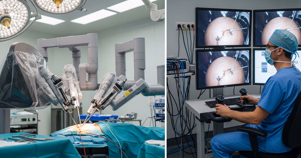 Un robot controlado completa una cirugía a 2.400 kilómetros de distancia: salva a un hombre con cáncer de próstata