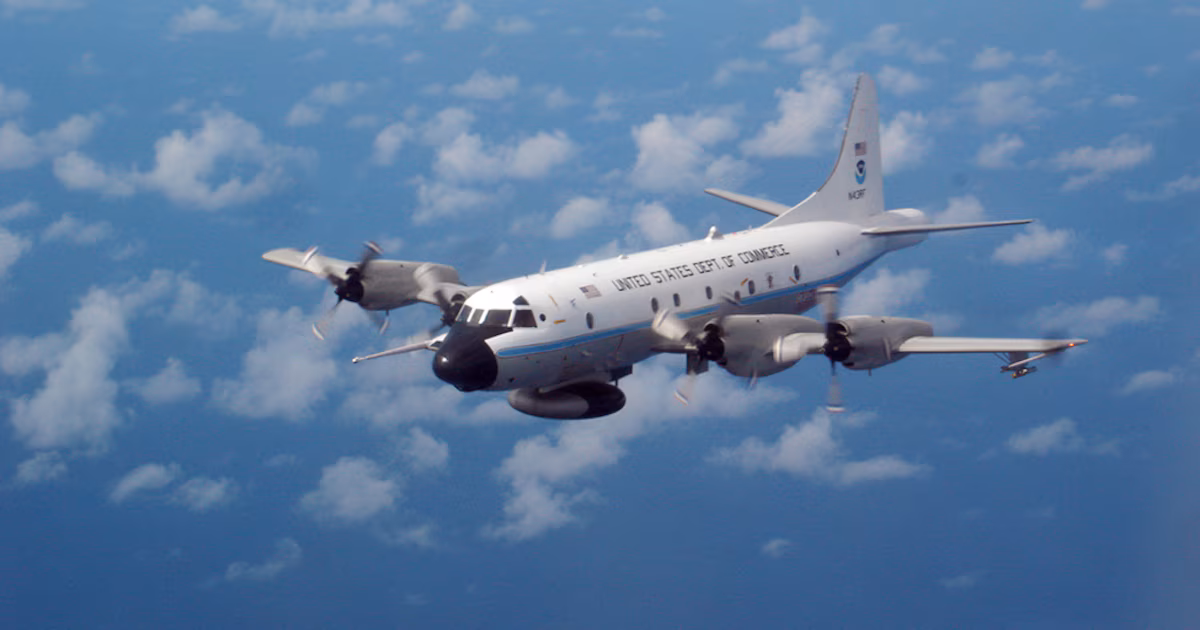 Un avión dedicado al monitoreo de huracanes aterriza en Honduras para apoyar la recopilación de datos