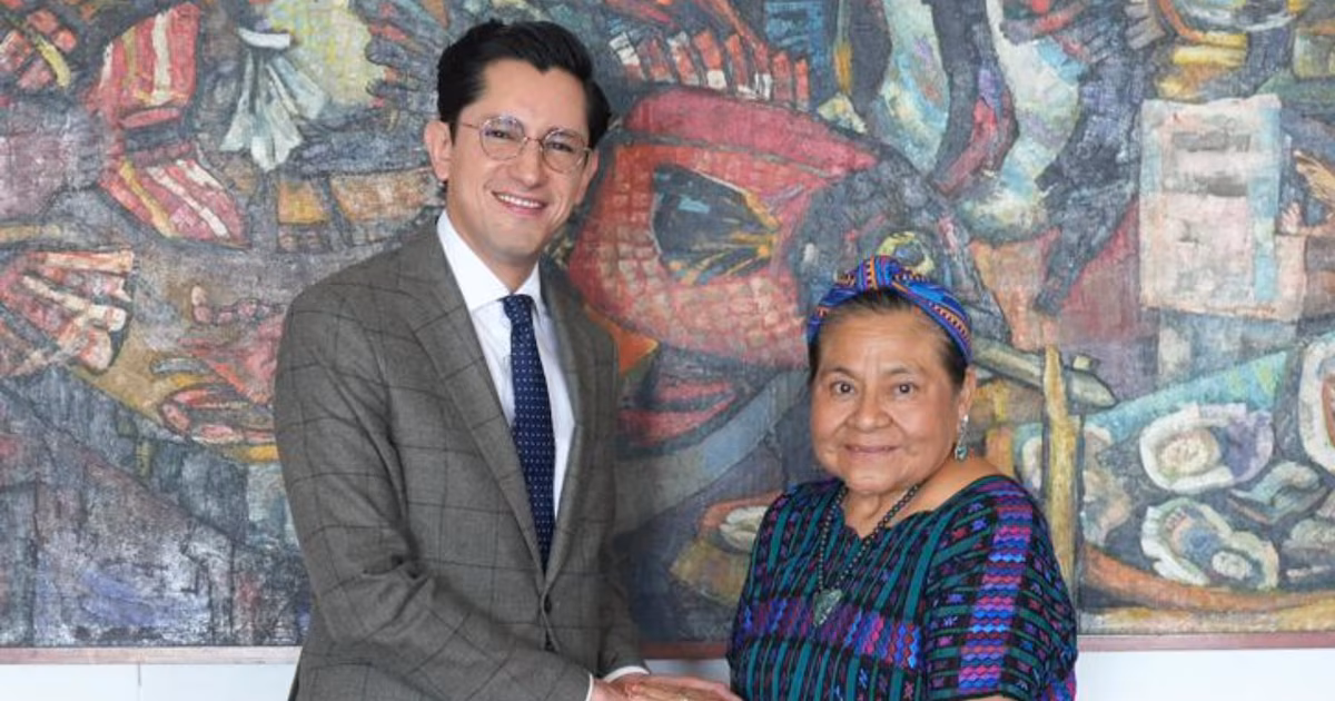 SRE adjudica a Rigoberta Menchú alto cargo en política exterior mexicana