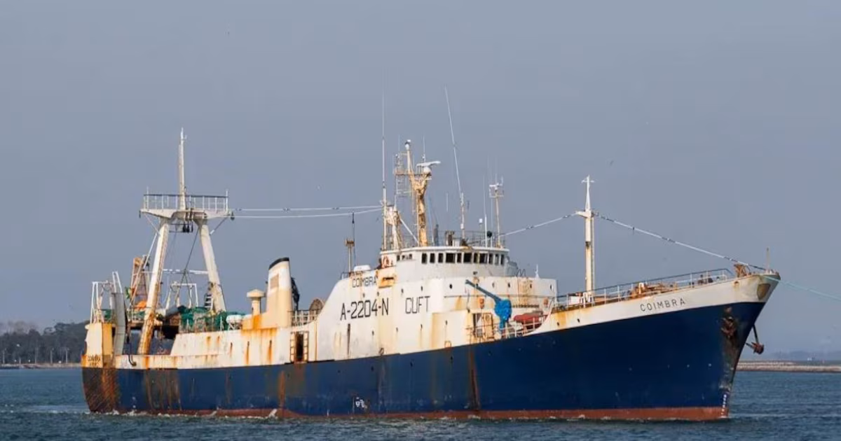 Otra cosa sobre piratas: avistaron un barco portugués pescando ilegalmente en el Mar Argentino