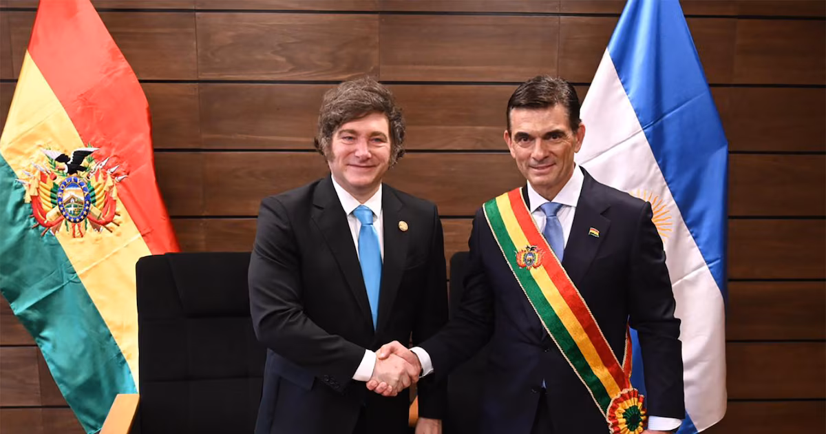 Argentina agradece a los vecinos de Bolivia su postura ante el gobierno británico sobre las Islas Malvinas y el tema de los pasos fronterizos