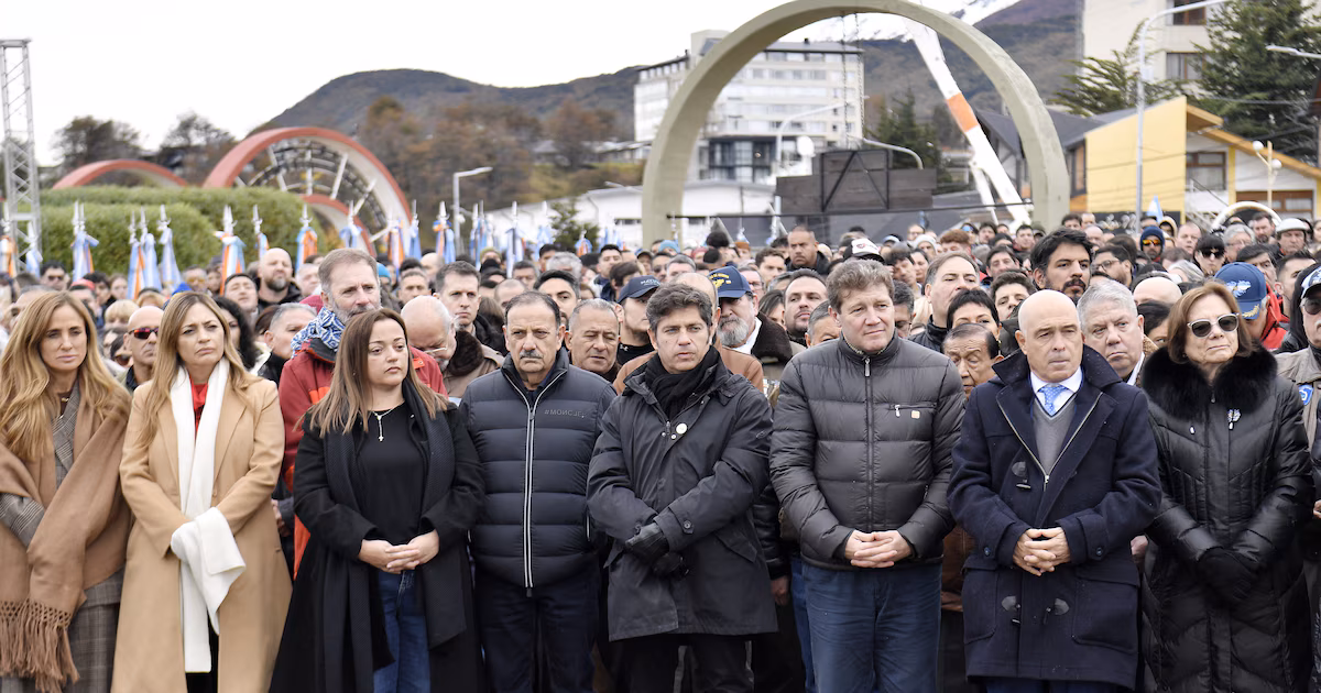 Peronismo unido en aniversario de Malvinas y nervioso en acto oficial en Ushuaia