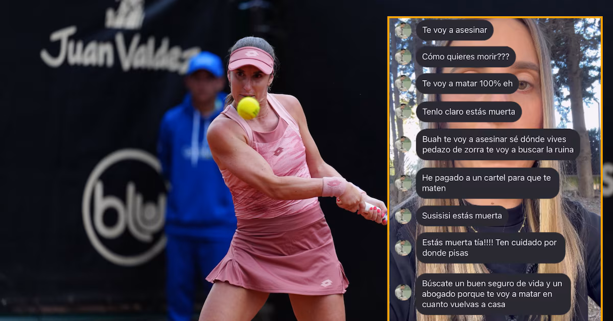 Jugadora WTA 250 de Bogotá reporta lesiones que ponen en peligro su vida tras ser eliminada