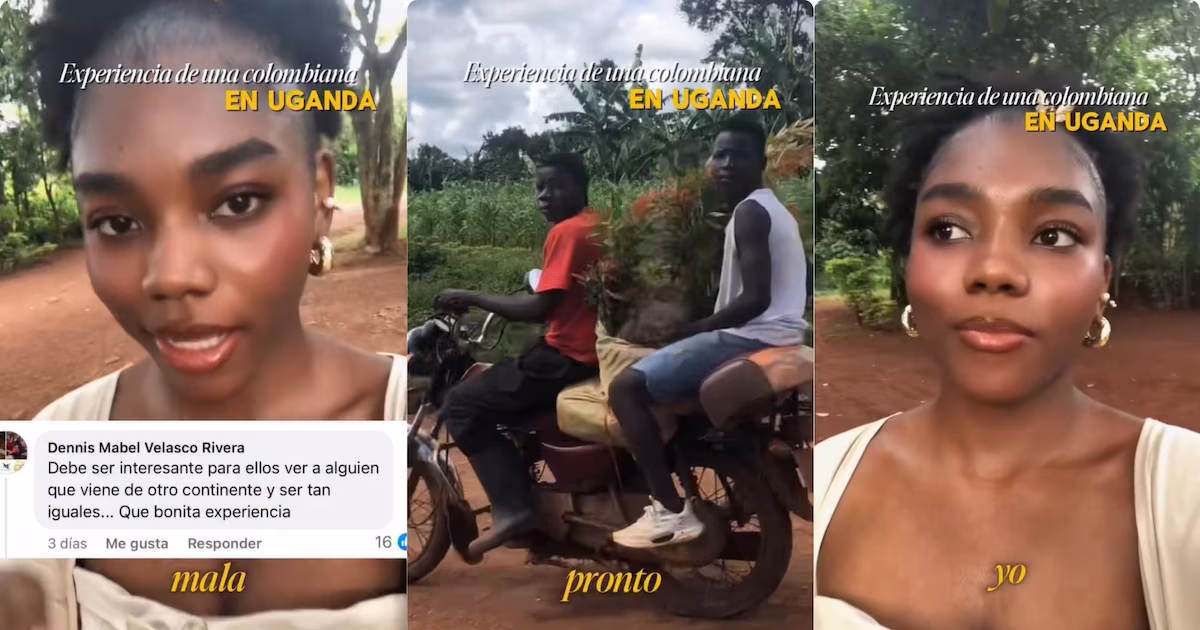 Mujer afrocolombiana en Uganda revela cómo la trataron en país africano: ‘Era como una rara’