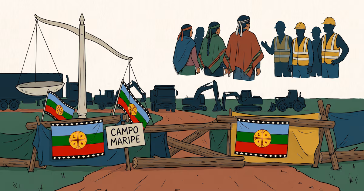 Vaca Muerta: 12 mapuches acusados de bloquear acceso a cantera