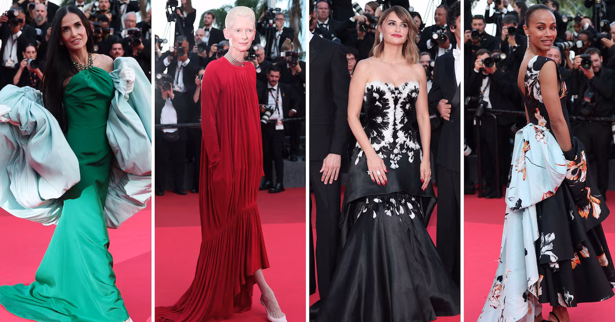 Demi Moore y Penélope Cruz protagonizan la última noche del Festival de Cine de Cannes 2026: 10 de los looks más comentados