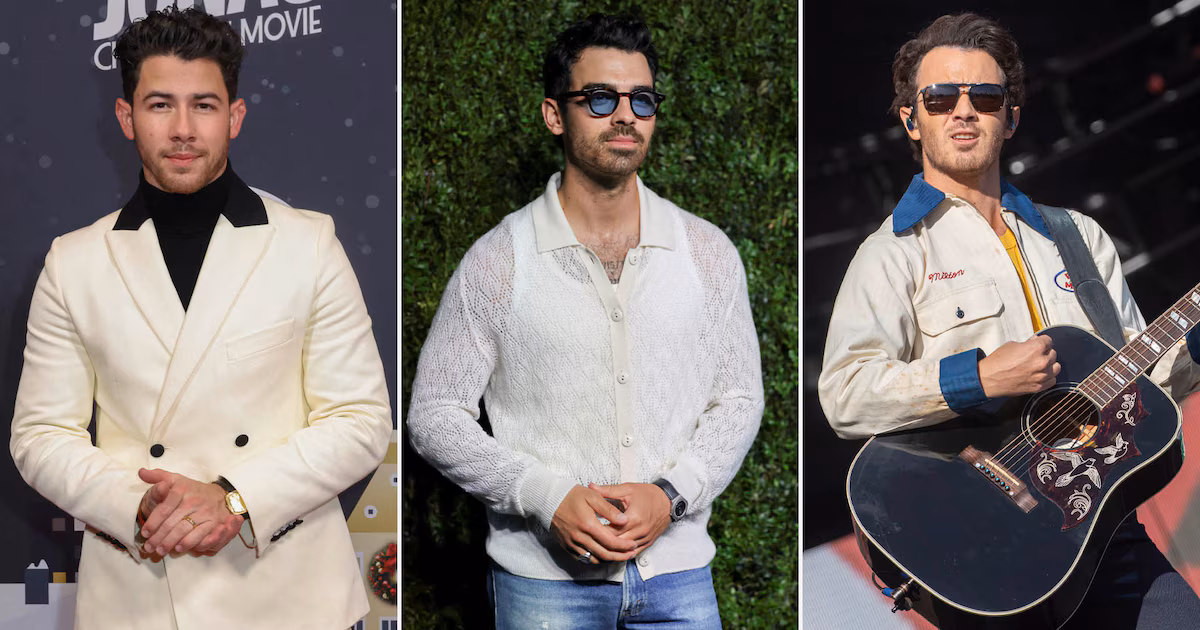 Sastrería, colores vivos y estilos vintage: cómo ha evolucionado el estilo de los Jonas Brothers