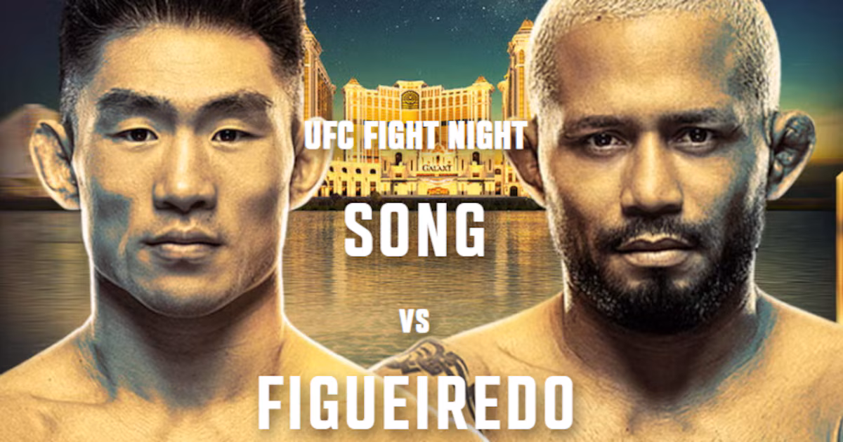 UFC Fight Night Live: ¿Cuándo y dónde ver la pelea Song vs. Figueiredo en México?