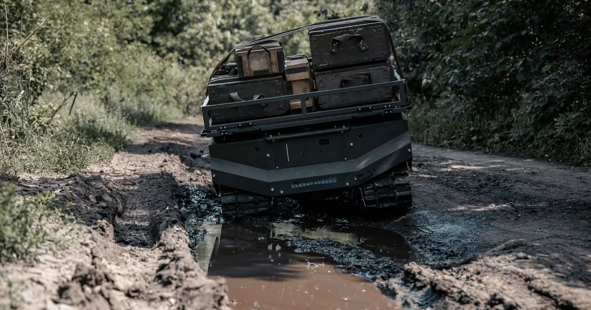 Ucrania despliega cientos de robots alemanes ‘Gereon’ para transformar su logística militar adaptándola a misiones de alto riesgo