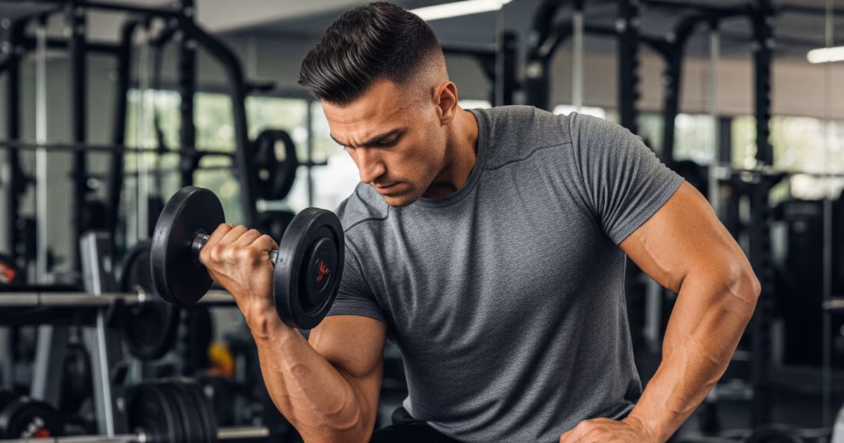 Método científico para romper el estancamiento del entrenamiento de bíceps