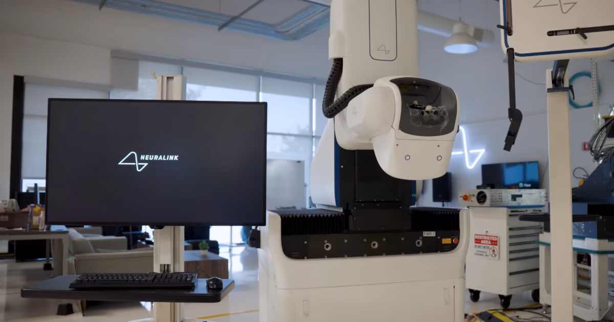 La empresa Neuralink de Elon Musk construye un robot que puede implantar cerebros en pacientes
