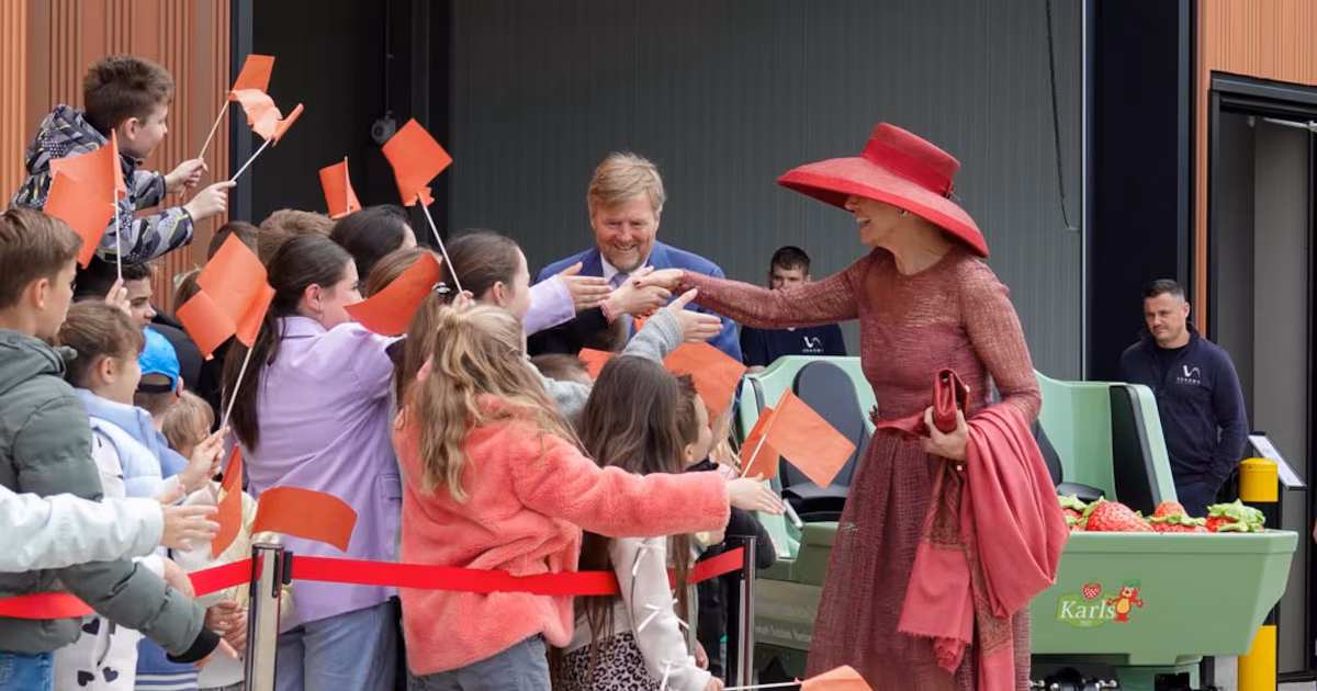 La Reina Máxima repite su vestido transparente más famoso en un día sin ceremonias